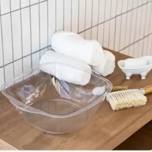 투명 세숫 목욕 사각 대야 다라이 물바가지 양동이 화장실대야