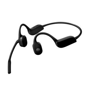 빅베이퍼 본 컨덕턴스 헤드폰 블루투스 마이크와 마이크, 노이즈 캔슬링 오픈이어 땀 방지 헤드셋 무선 업무, 스포츠, 통화, 회의용