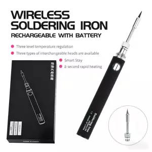 무선인두기 무선 납땜 인두 펜 휴대용 USB 5V 8W 전기식 3팁 키트 충전식 온도