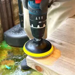 전동 드릴 샌딩 패드 원형 사포 C 세트 샌드 페이퍼 빼빠 2000방