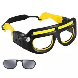 Omana 모션 센서 터치 컨트롤이 있는 LED 안경 헤드라이트, 밝은 충전식 헤드램프 5가지 모드 타입 C 손전