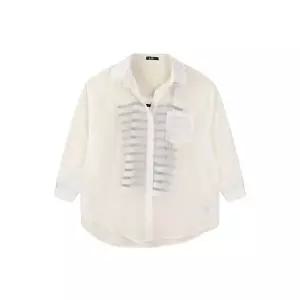 [LAP](마산점)니트나시 시스루 셔츠 세트 AS2EX420