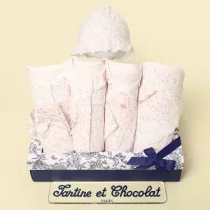 [롯데백화점]타티네쇼콜라 (출산백일선물5종세트)베일배냇+우주복+상하+로라모+속싸개TNPMNG012W-277