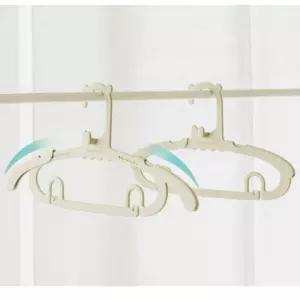 유아용 플라스틱 옷걸이 아기옷 옷장정리 미끄럼방지 행거 10p