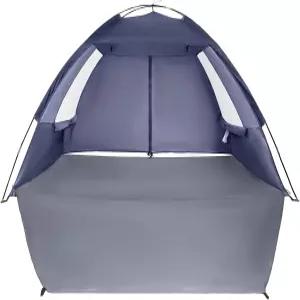 카멜 크라운 비치 텐트 UPF 50+ 2/3/5/6인용 선 쉘터 모래 앵커가 있는 가벼운 휴대용 선쉐이드 가족 해변