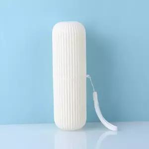 스트라이프 휴대용 칫솔케이스(화이트) 여행용칫솔케이스 치약칫솔세트