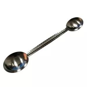 양면 스푼 스틸 계량도구 베이킹 수저 8cm 제빵