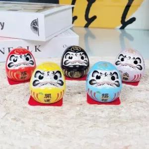 고양이 일식소품 미니 일본 다루마 피규어 5세트