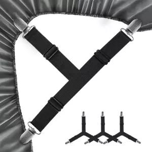 식탁보 침구용 금속 클립으로 조절 가능한 탄성 패스너 스트랩 FGY 침대 시트