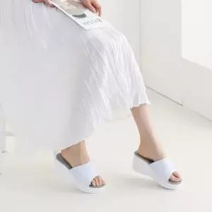 국내제작 기본 미들굽 웨지 슬리퍼 간호사 뮬Y 여성뮬 간호화 미용실슬리퍼 간호사슬리퍼