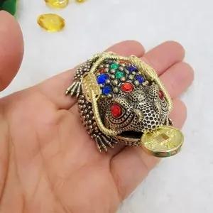 [골드스마일]삼족두꺼비 재물운 황동 돈들어오는 풍수소품