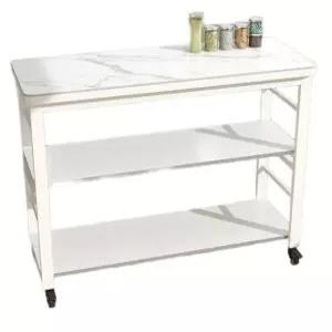 보조 조리대 이동식 홈바 바테이블 주방 접이식 수납 바퀴 키친카트 워크테이블