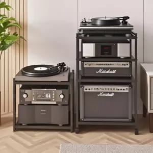 앵글 받침대 엠프 스틸 스탠드 장식장 오디오랙 사운드 거치대 선반