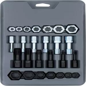 랭 툴스 2581 26피스 스레드 복원기 탭 앤 다이 세트 블랙