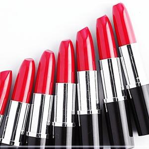 레드 립스틱 10p 세트 학교 관공서 심 팬시 신기한 예쁜 인쇄 볼펜 홍보 판촉 디자인 검정