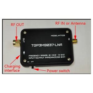 A22I MT1129 SDR 라디오 수신기 스펙트럼 분석기 TEF6686용 저잡음 증폭기 TQP3M9037 LNA