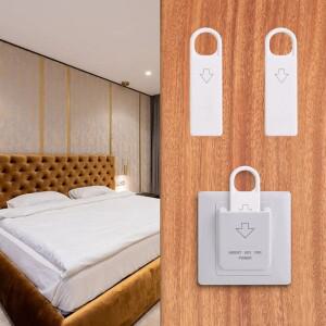 40A 86형 호텔 카드 전원 스위치 온-오프 타입 에너지 절약 (3개 키 포함) 마그네틱 흰색 86x86mm