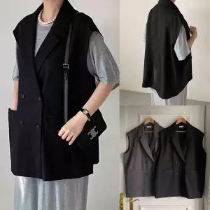 [하프클럽/아이우먼]위쉬몰 RA 웬디더블오버박시베스트(U128H604) 빅사이즈