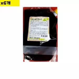식자재 식재료 도매 바베큐소스 시아스 2Kg x6개 바베큐소스 바베큐양념 액상소스 식당납품