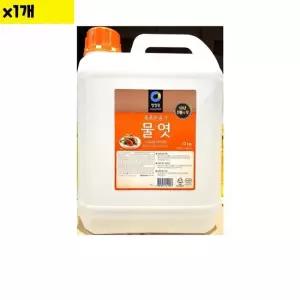 식자재 식재료 도매 유통 흰물엿 대상 10Kg 1개 이온물엿 흰물엿 투명물엿 식당납품