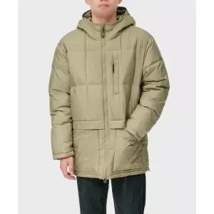 브랜드정품 DICKIES 커버 힙 후디드 릴렉스드 롱 점퍼 Desert Sand 139021