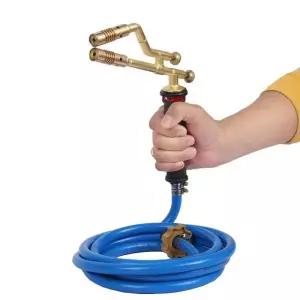 무선히팅건 열풍기 3600 ° F 듀얼 헤드 고온 액화 석유 가스접 토치 공기