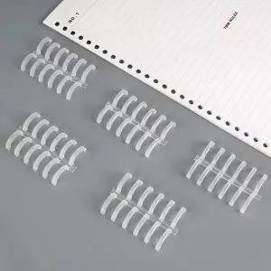 WL 6공 스프링 셀프 제본 바인더 루즈링 클리어