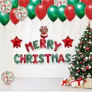 (파티클럽) 루돌프 크리스마스 호일세트