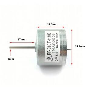 RF-310T-11400 D/V 5.9 미니 RF-310 모터 DC 3.7V 5V 6V 7300RPM 24mm 원형 스핀들 CD DVD 플레이어 용 17