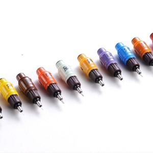 1pc rOtring Isograph 바늘 펜 0.1-0.8mm 반복 교체 펜촉 추가 가능한 잉크 후크 라인 손으로 그린/드로잉