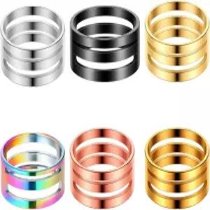 6피스 스테인리스 스틸 점프 링 오프너 오프닝 도구 굽힘 닫힘 스플릿 원 보석 공예용