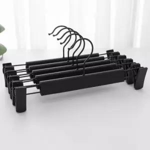 [생활] 수납용품 바지걸이 블랙 실용 의류걸이 팬츠정리 옷걸이