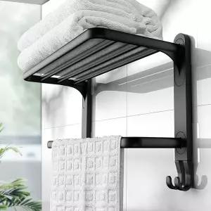 호텔식 욕실 화장실 벽걸이 벽 선반 수건걸이 수납장