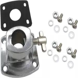 TUON 타악기 드럼 세트 톰 심벌 홀더 클램프 메탈 베이스 마운트 브래킷 플라스틱 개스킷 장착 나사 범용