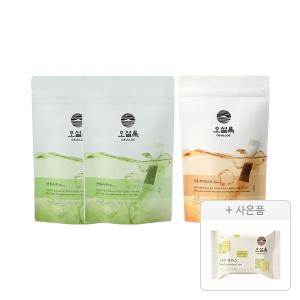 오설록 찬물녹차 20입, 2개+찬물 루이보스 티 20입, 1개+증정(그린티웨하스 17g, 1개)