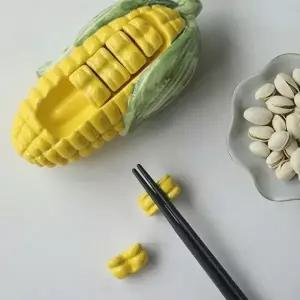 수저받침 6P 세트 옥수수 도자기 주방 소품