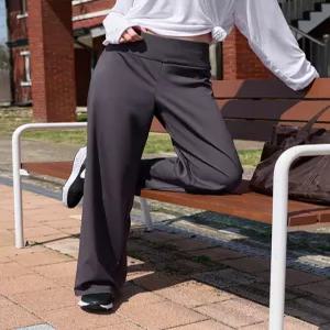 [제작] 컴포티 밴딩 이지 와이드 팬츠 87489 빅사이즈 여성의류