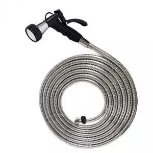 분무기 세트 6단 분사 스텐 메탈 호스 5M