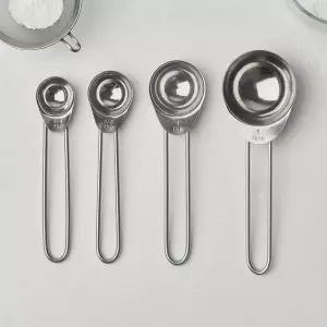 베이킹 계량스푼 4종 세트 스텐 티스푼 조리용 계량도구 측정 스푼