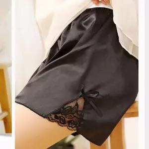 안붙는 아이스 실크 속바지 쿨 여름 옆트임 리본