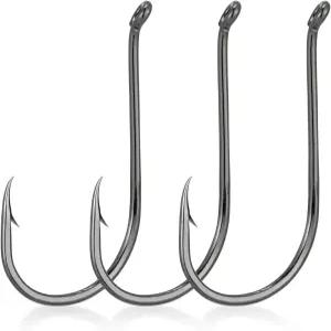 닥터피쉬 100팩 문어 낚시 갈고리 소금물 민물 라이브 미끼 오프셋 메기 배스 서핑 텍사스 드롭 샷 리그