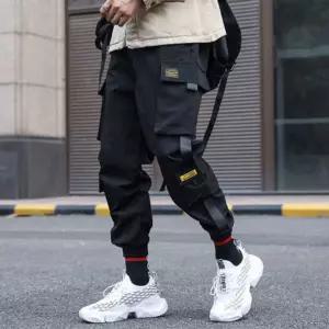 힙합 편한 팬츠 패딩 조커 조거 작업 융털 야외 스트링 솜 복 [m9A1AE7]