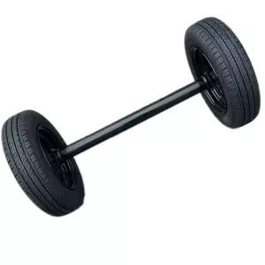 트레일러 바퀴 캠핑카 리어 보조 운반 휠 요트 90cm 견인