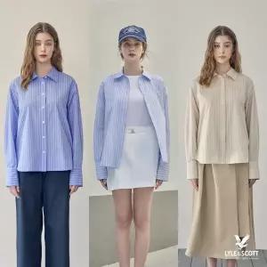 라일앤스콧 26SS 여성 멀티 스트라이프 셔츠 1종