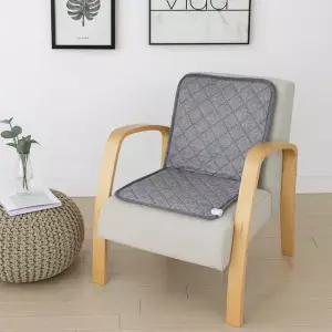 크리벨 탄소무자계 프리미엄 전기방석 다이아그레이 2인용 50x90cm)