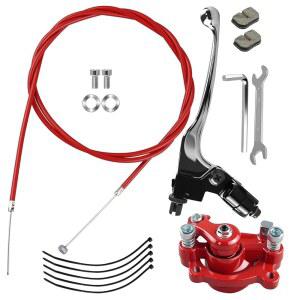 콜먼 CT100U CC100X 바하 모토복스 몬스터 메가 모토 프레데터 79cc 79.5cc 97cc 100cc 일부 모델, 7/8인치 브레이크 레버 및 61인치 케이블 리어 캘 용 미니 자전거 키트 장착