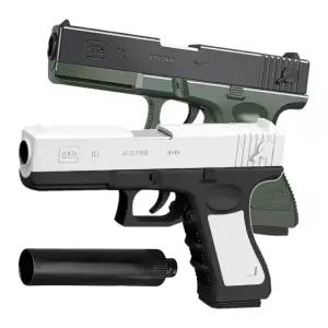 옆집샵 글록 소음기 너프 건 재장전이 재미있는 서바이벌 밀리터리 장난감 총 UB