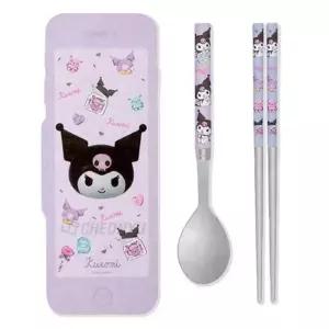 쿠로미 주니어 입체 수저 젓가락 케이스 세트1P 초등