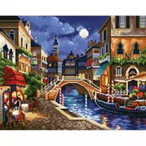 TBZ 베니스의 야경 (캔버스) 보석십자수 40x50 비즈십자수