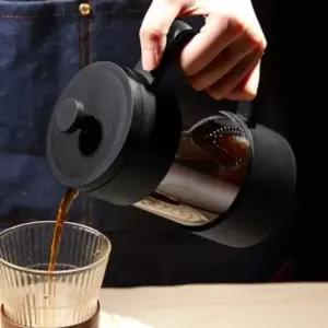 커피콩프렌치프레스1L내열유리커피추출기